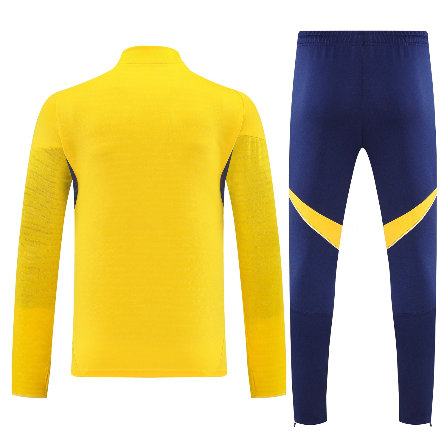 Boca Juniors 25-26 Long Sleeves Training Set - Yellow Top & Royal Blue Pants - UnitedFutballJersey