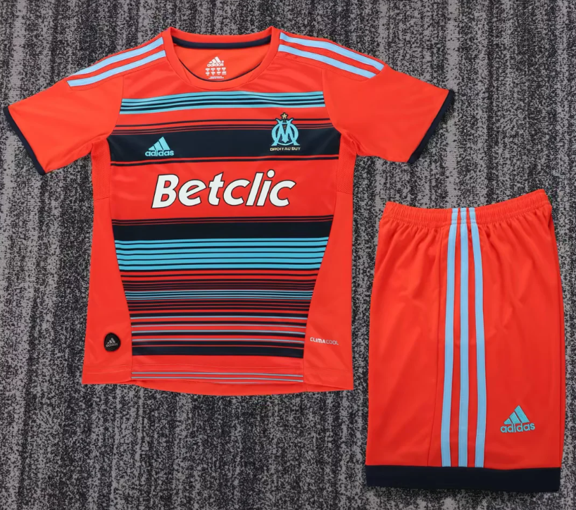2011-2012 Retro Olympique de Marseille Third Away Football Jersey 1:1 Thai Quality Kids Size
