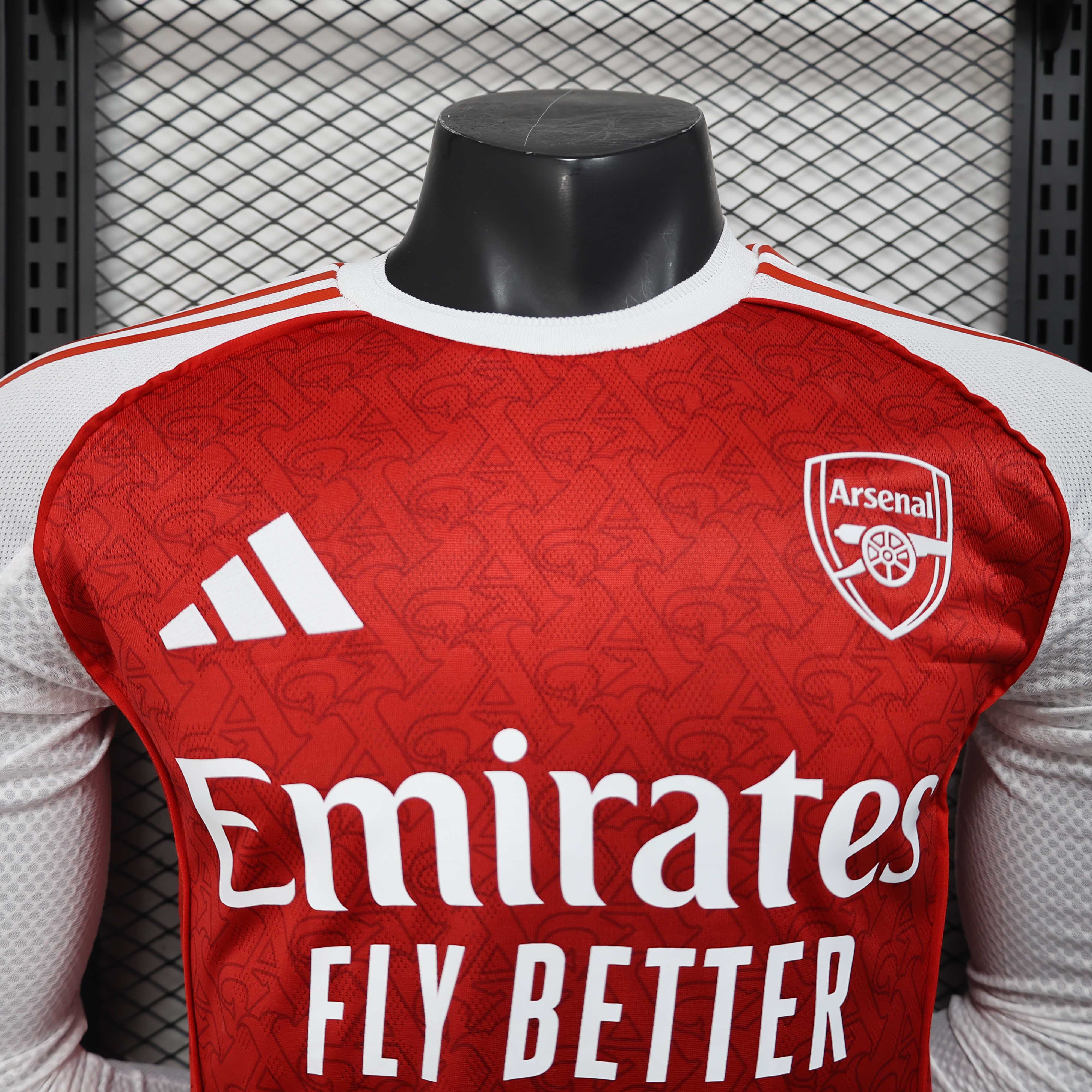 2025/2026 Long Sleeves Player Version Arsenal Home Football Shirt 1:1 Thai Quality