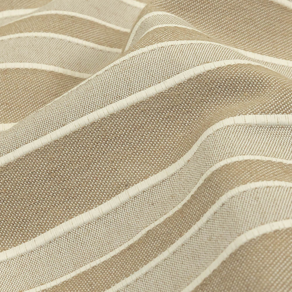Khaki, Gray and Sugar Swizzle Tactile Striped Woven - Joann Fabrics