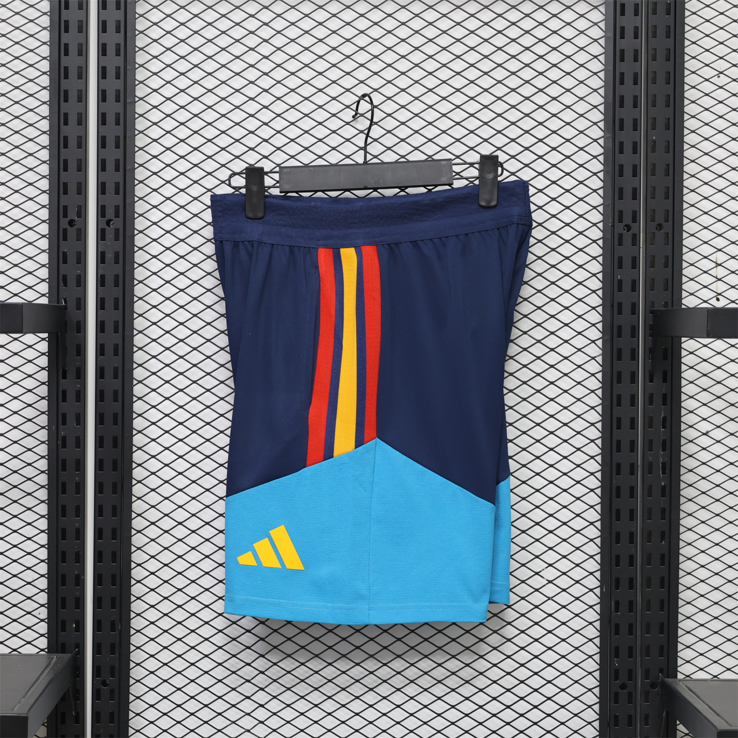 Spain 2026 Blue Light BLue Training Shorts - Player Version - UnitedFutballJersey