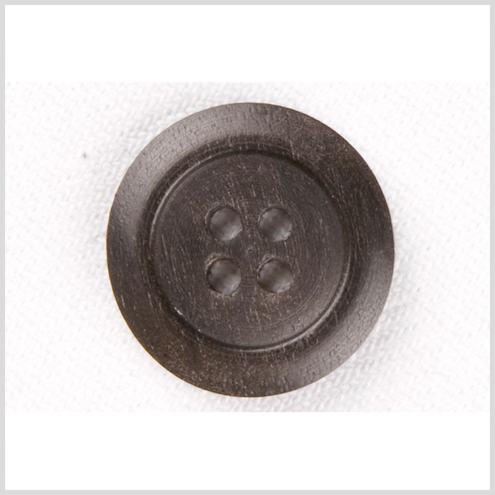 Plastic 4-Hole Button - 30L/19mm - Black Distressed Wood Look - Joann Fabrics