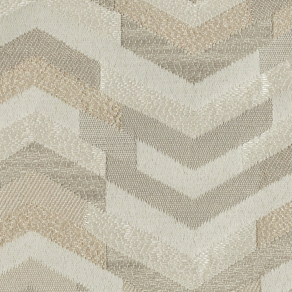Polyester Jacquard - Linen Tactile Zig Zags - British Imported - Joann Fabrics