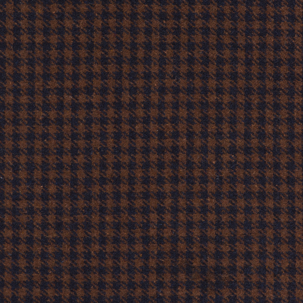 Brown/Navy Shepherd's Check Heavy Wool Suiting - Joann Fabrics