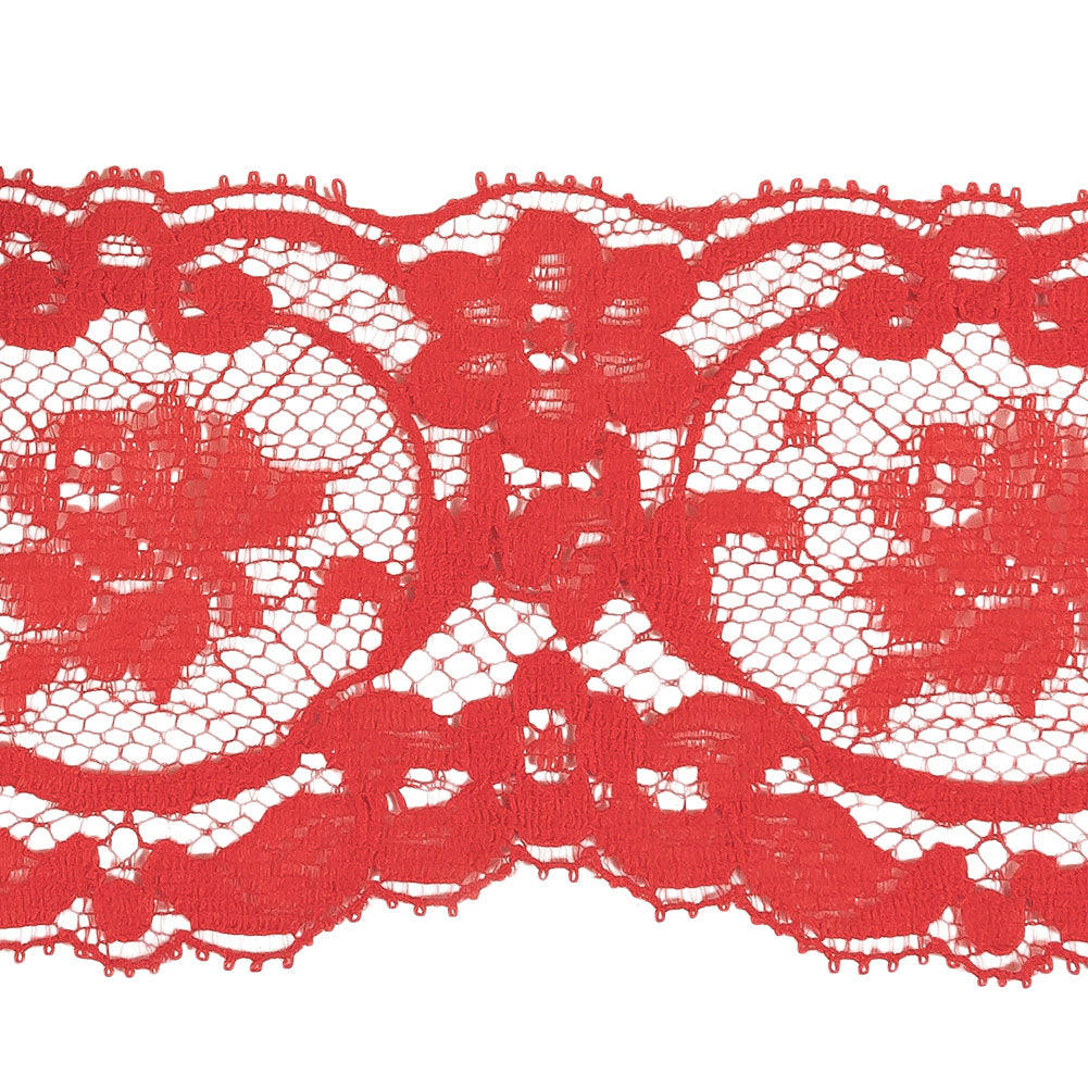 Lollipop Floral Cartouche Lace Trim - 2.5