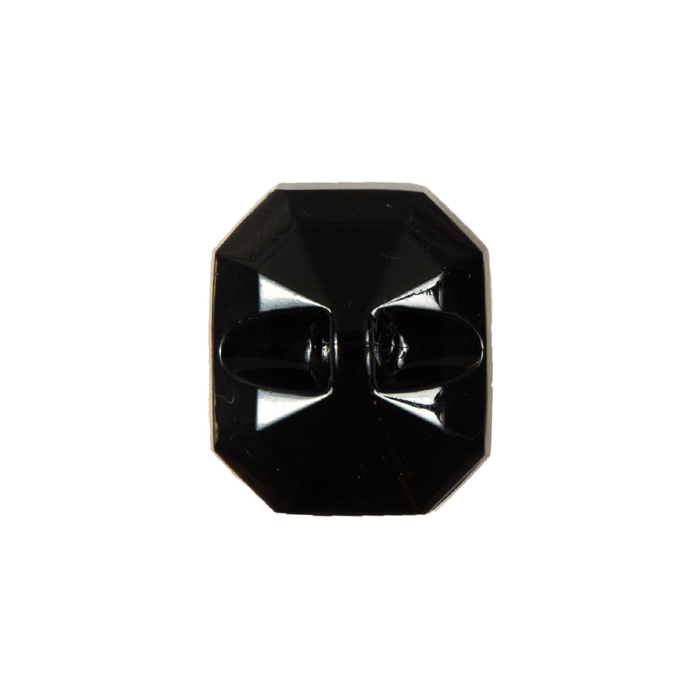 Black/Gold Glass Shank-Back Button - 36L/23mm - Joann Fabrics