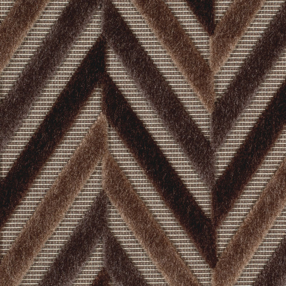 Brown Geometric Velvet - Joann Fabrics