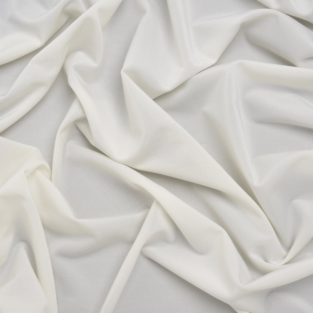 Stretch Polyester Jersey - Ivory - Famous Australian Designer Deadstock - Joann Fabrics