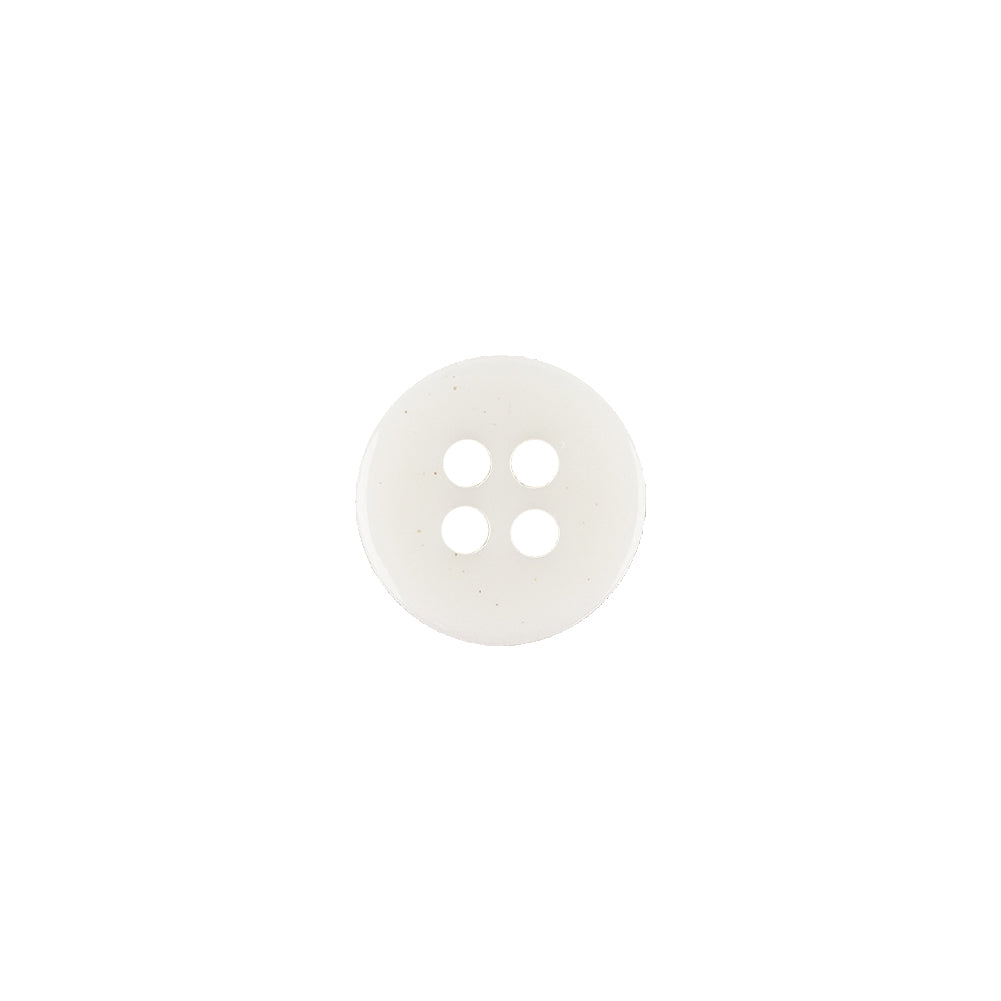 Milky White Tire Shaped Rim 4-Hole Plastic Button - 17L/10.5mm - Joann Fabrics