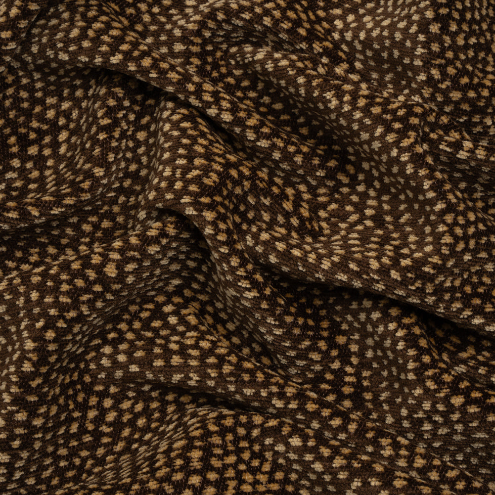 Upholstery Chenille - Coffee Spotted - Remus Collection - Joann Fabrics