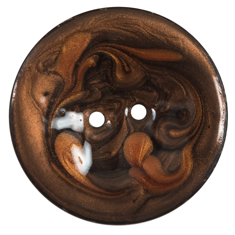Italian Orange Swirl 2-Hole Button - 64L/40.5mm - Joann Fabrics