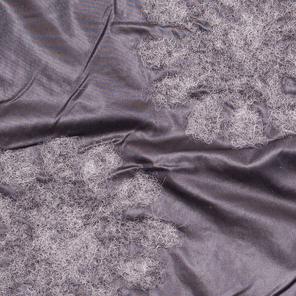 Italian Black/Gray Floral Novelty Wool Blend - Joann Fabrics