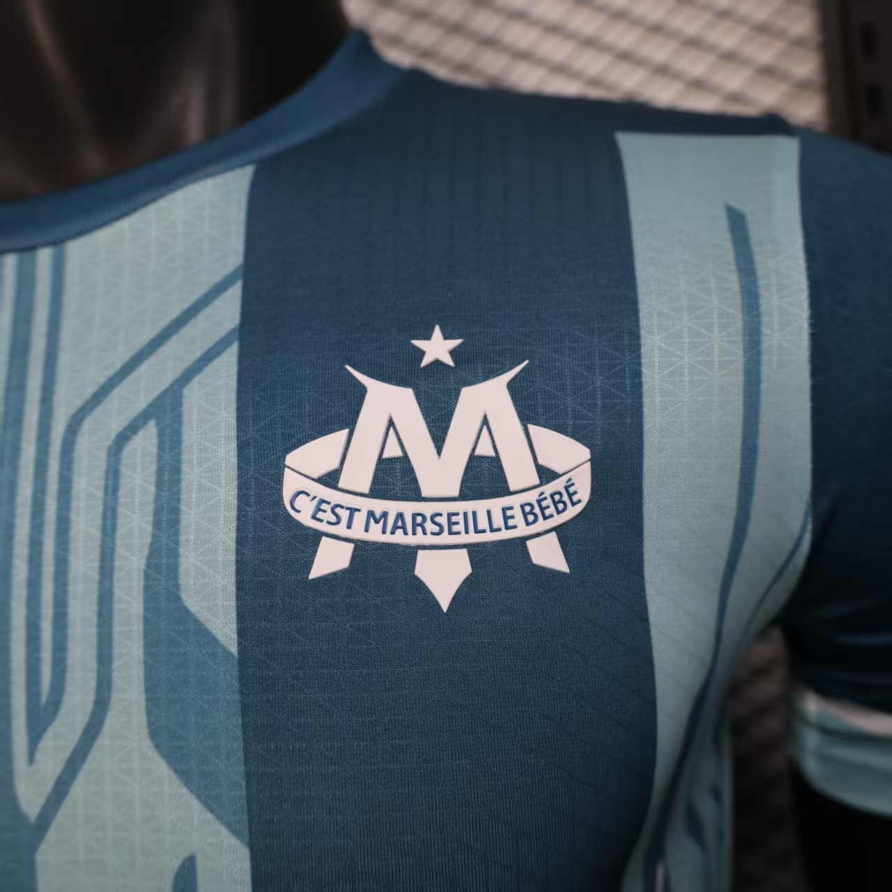 2025/2026 Player Version Olympique de Marseille Special Edition Upper Blue Football Jersey 1:1 Thai Quality