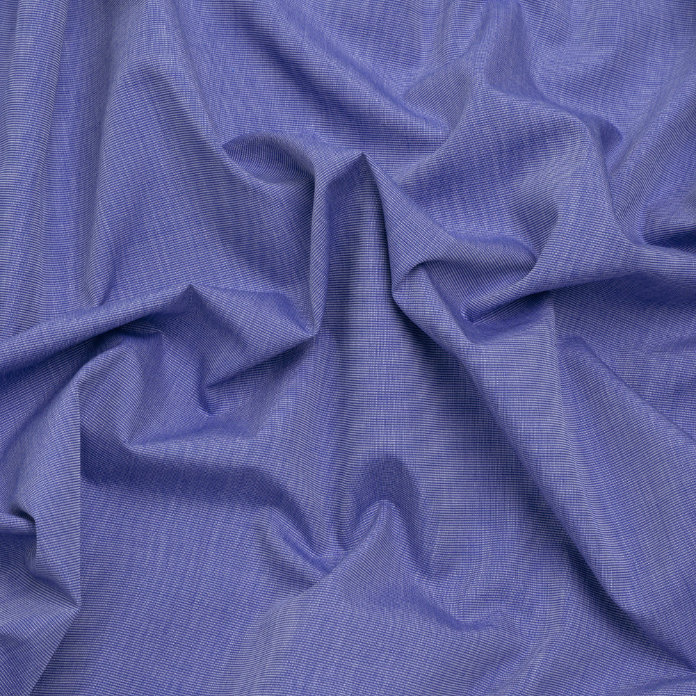 Cotton Shirting - Bright Blue and White - Deadstock - Joann Fabrics