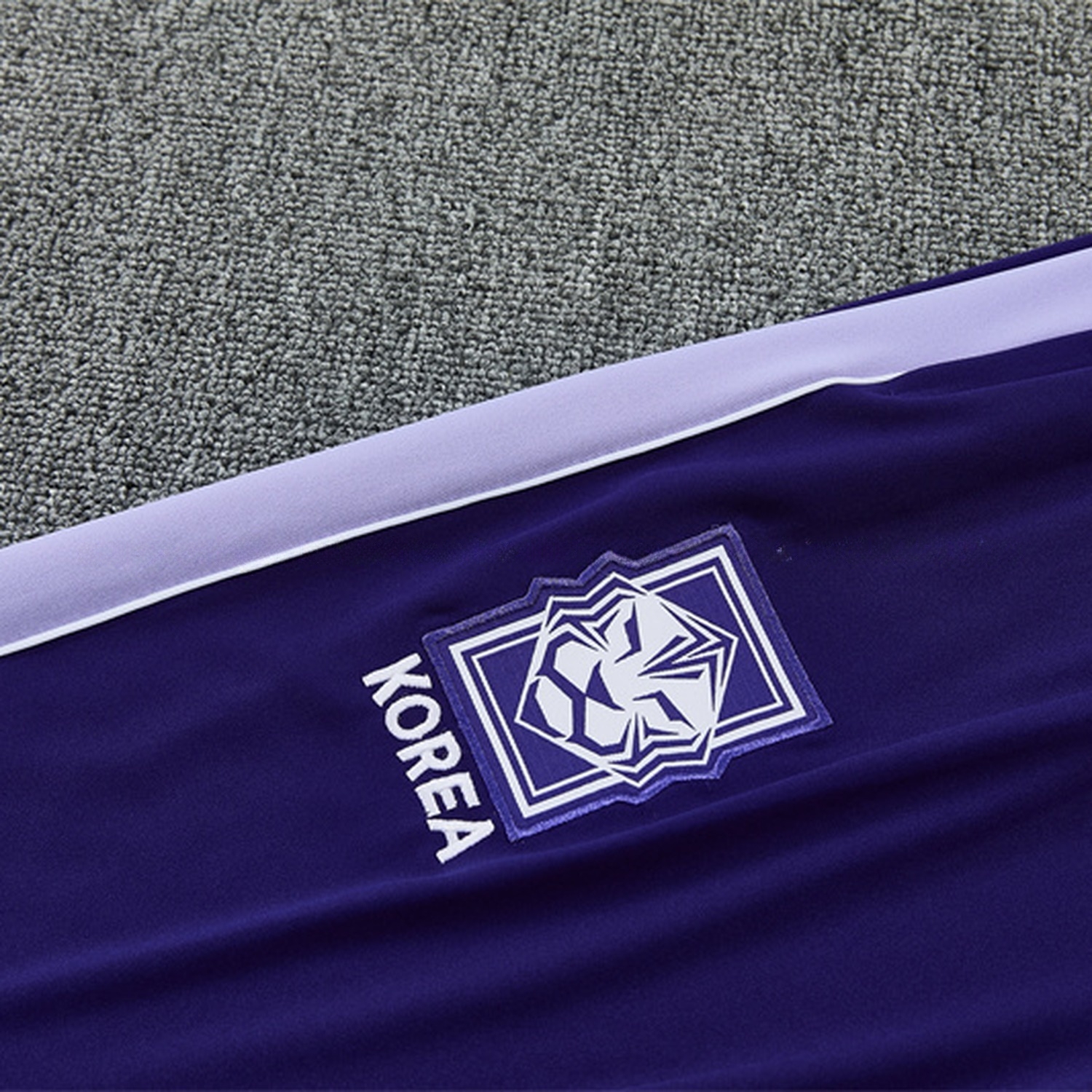 South Korea 2026 Kids Long Sleeve Training Set - Purple Top & Purple Pants - UnitedFutballJersey