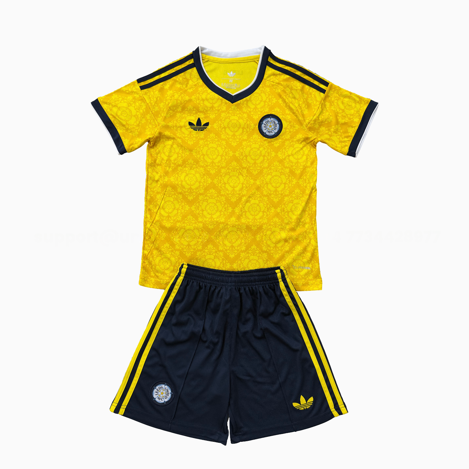 Leeds United 26-27 Away Kids Kit - UnitedFutballJersey