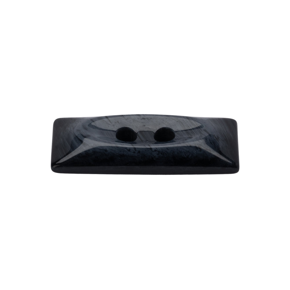 Rectangular Plastic 2-Hole Button - 40L/25.5mm - Navy Blue Swirls - Joann Fabrics