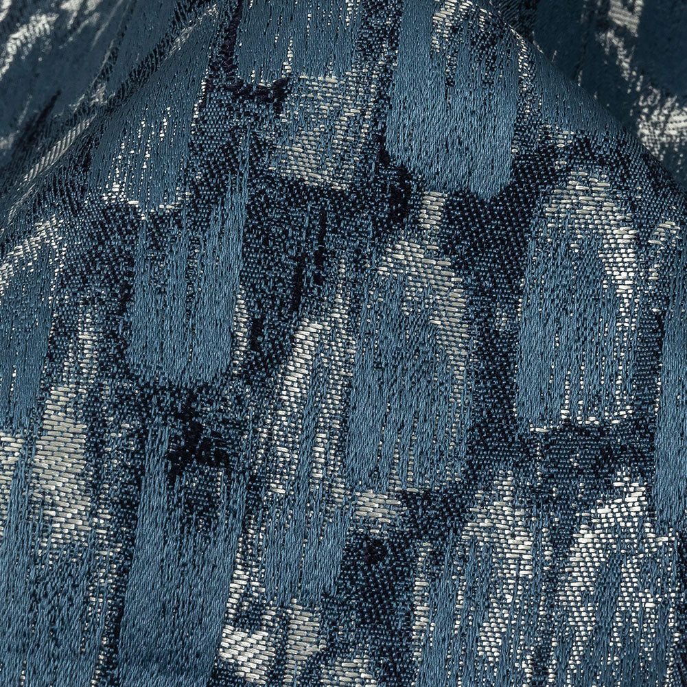 Recycled Polyester Jacquard - Danube Abstract Brushstrokes - British Imported - Joann Fabrics