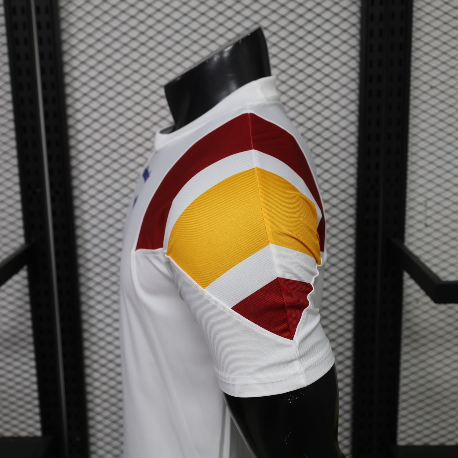 AS Roma 26-27 White Yellow Retro Style Casual Jersey - Player Version - UnitedFutballJersey