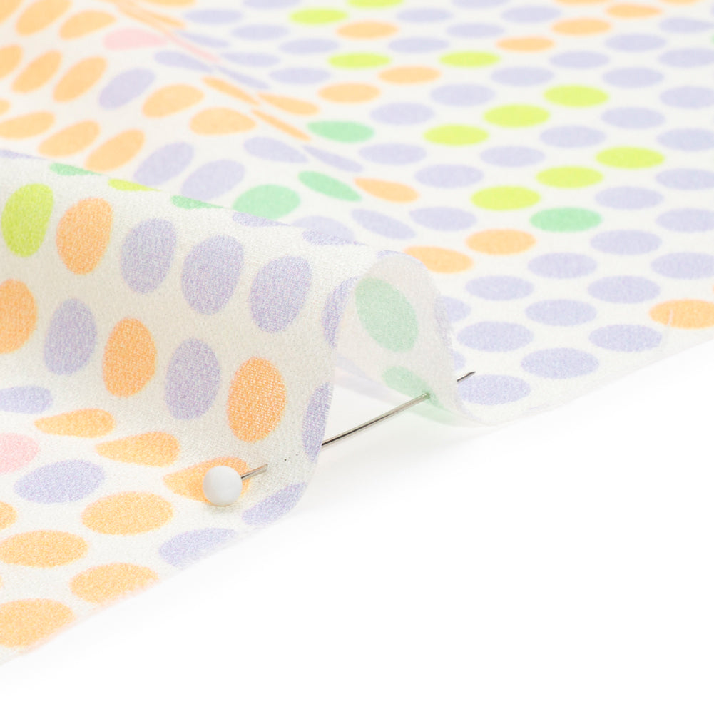 Mood Exclusive White Candy Buttons Cotton Crepe - Joann Fabrics