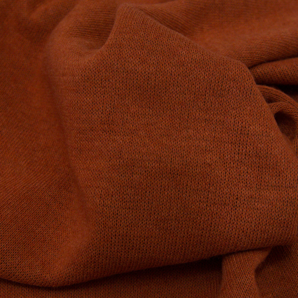 Italian Baked Clay and Carob Brown Reversible Wool Double Knit - Joann Fabrics