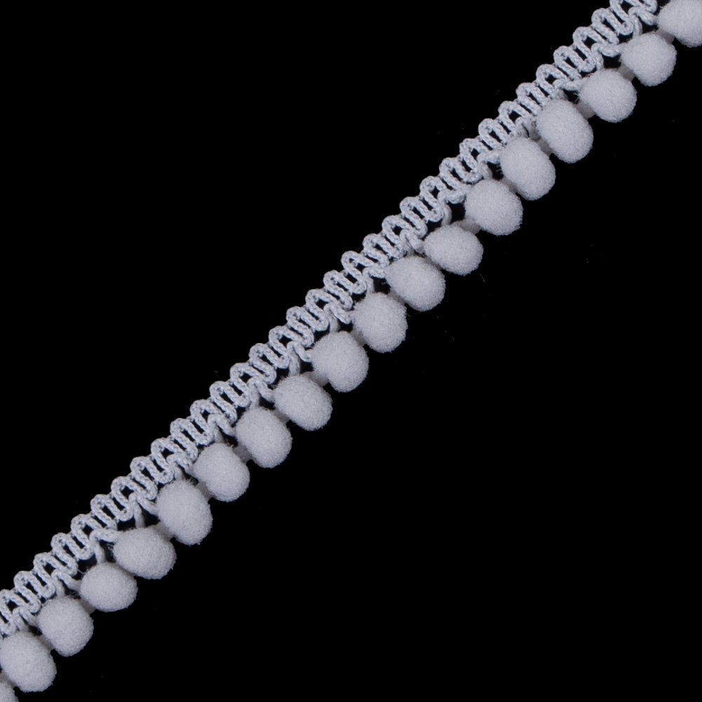 European Silver Single Row Mini Pom Pom Trim - Joann Fabrics