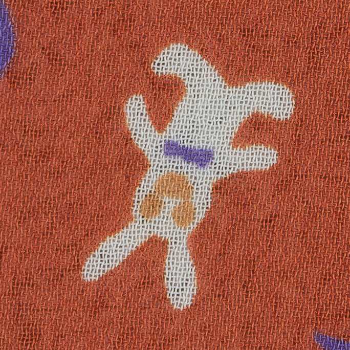 Rocking Horses, Balloons, Giraffes and more Printed on an Orange Chiffon - Joann Fabrics