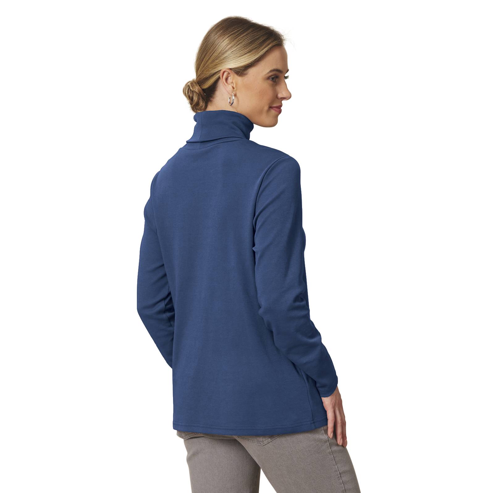 Luxuriously Soft Supima Cotton Long-Sleeve Turtleneck - Northstyle Catalog