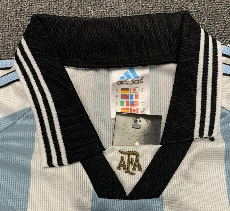1998 Retro Argentina National Team Home Jersey 1:1 Thai Quality