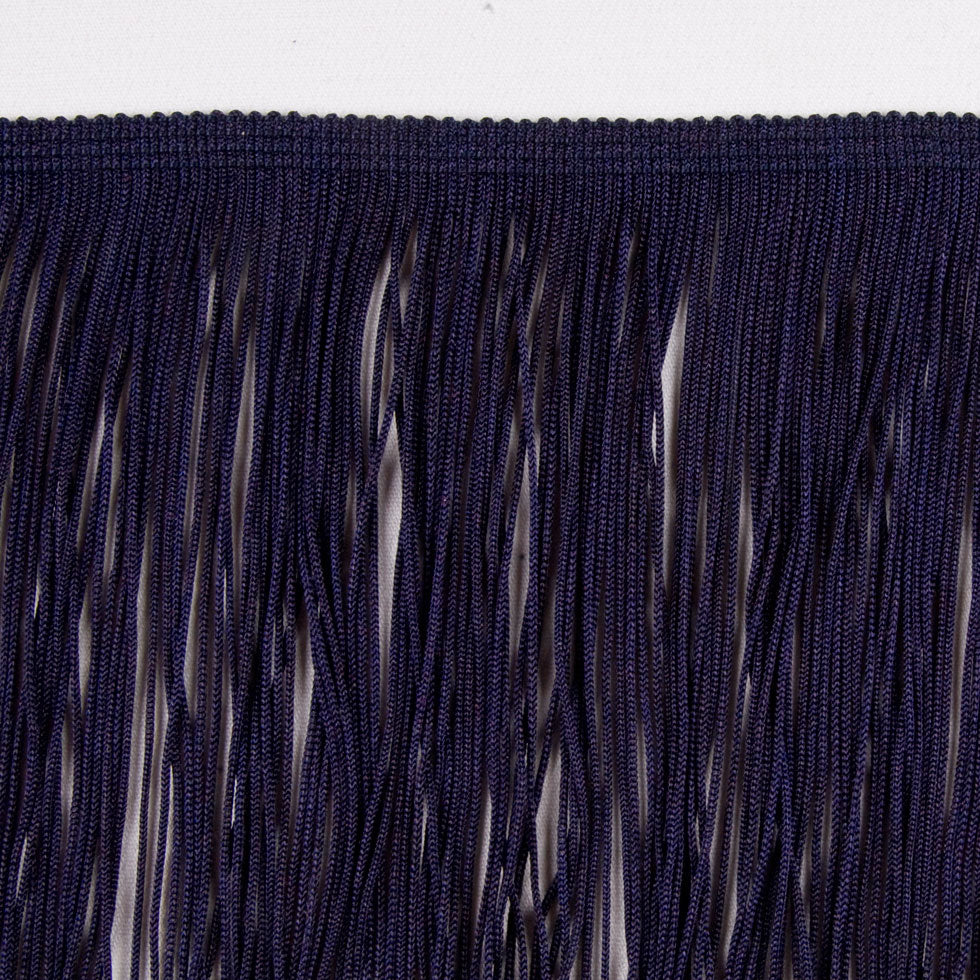 Navy Chainette Fringe - 6