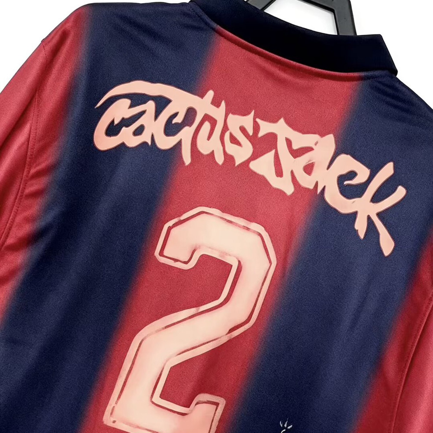 Retro Barcelona 2000-01 x Travis Scott Long Sleeves Jersey - UnitedFutballJersey