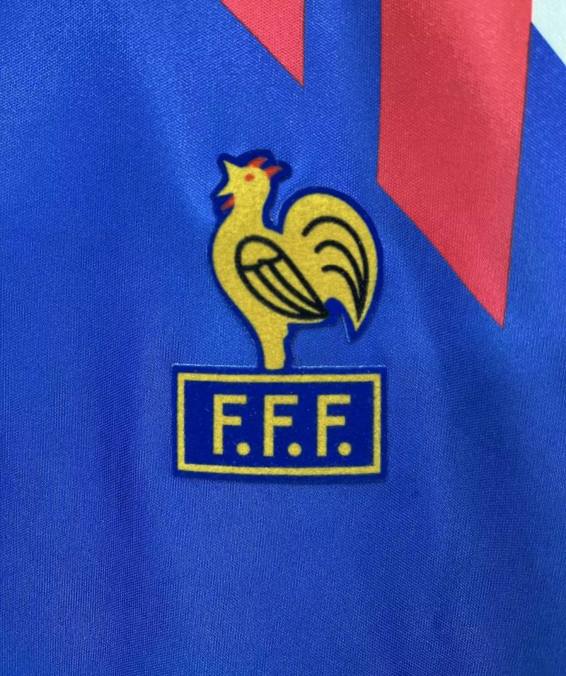 1990 Retro France Home Football Shirt 1:1 Thai Quality