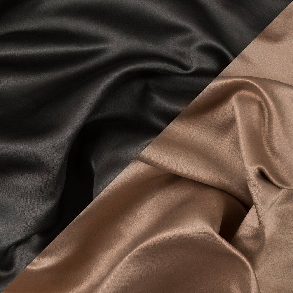 Military Green and Tan Two-Tone Double Duchesse Satin - Joann Fabrics