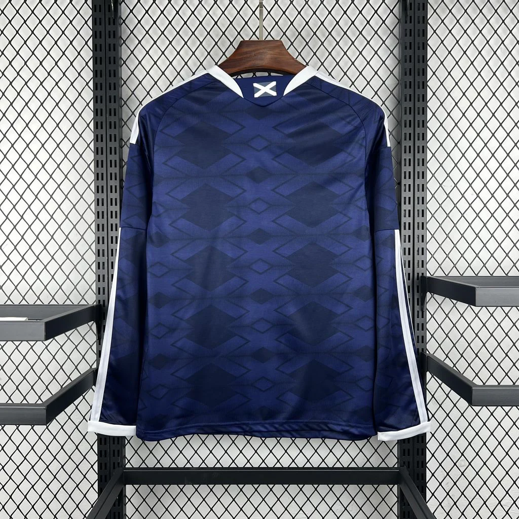 2026 Scotland Home World Cup Kit Long Sleeve Fan Version