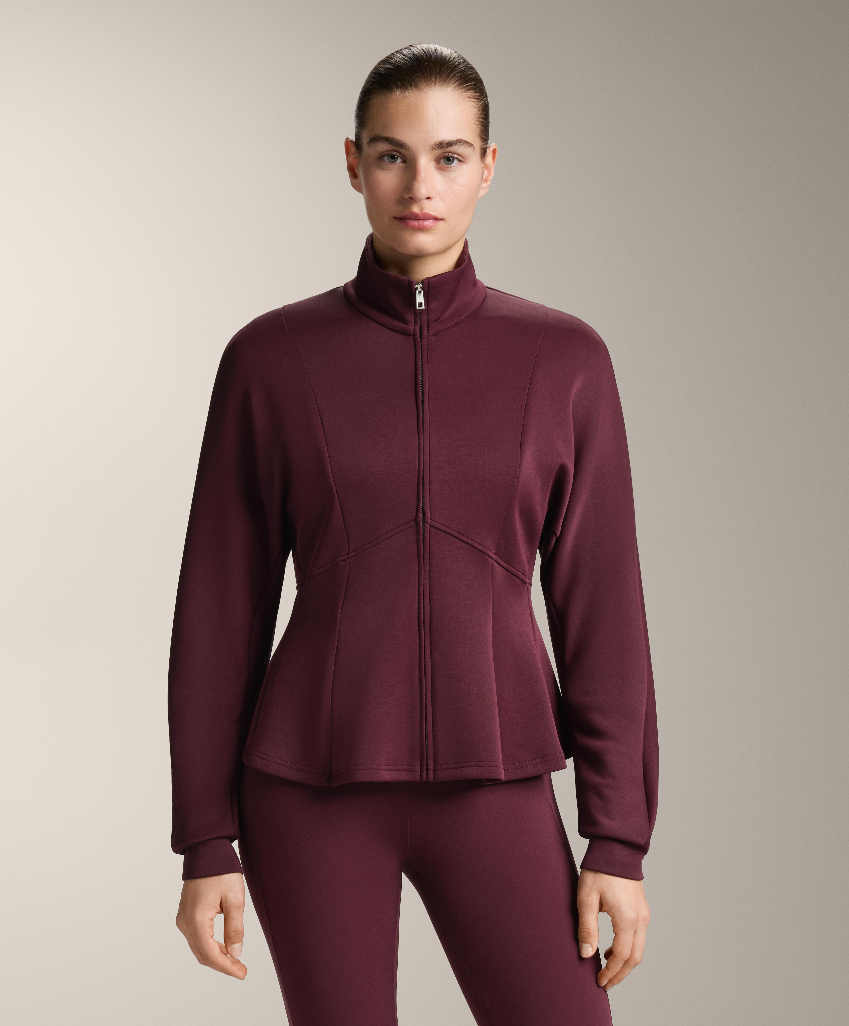 Soft-touch modal jacket with fitted waist