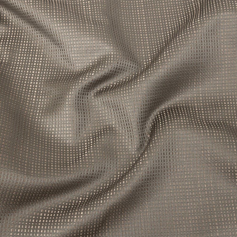 Satin-Faced Jacquard - Mole Little Squares - British Imported - Joann Fabrics
