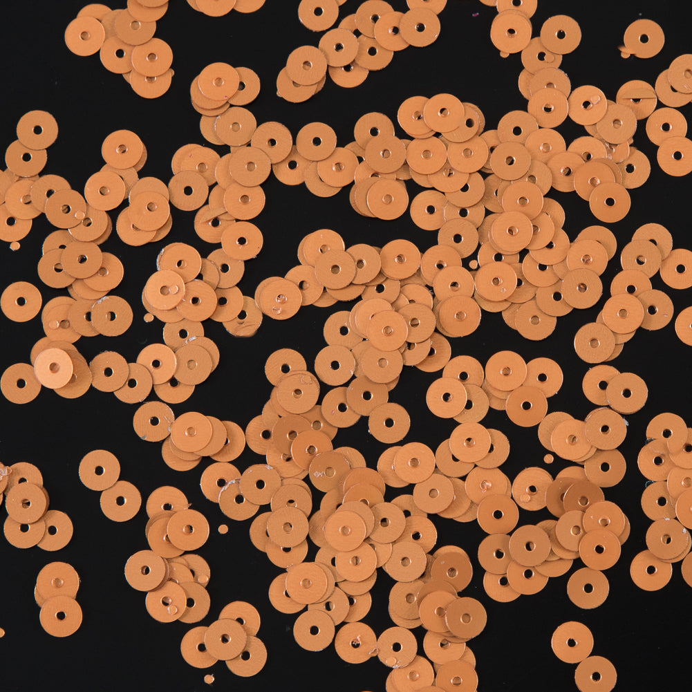 Bag of Pumpkin Dull-Bright Loose Sequins - 5mm - Joann Fabrics
