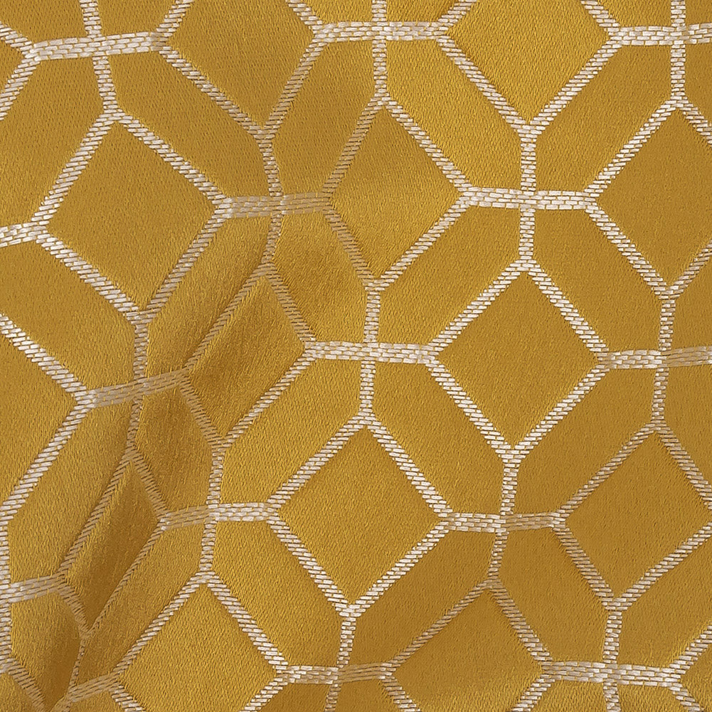 Polyester Jacquard - Sunflower Tiled Geometric - British Imported - Joann Fabrics