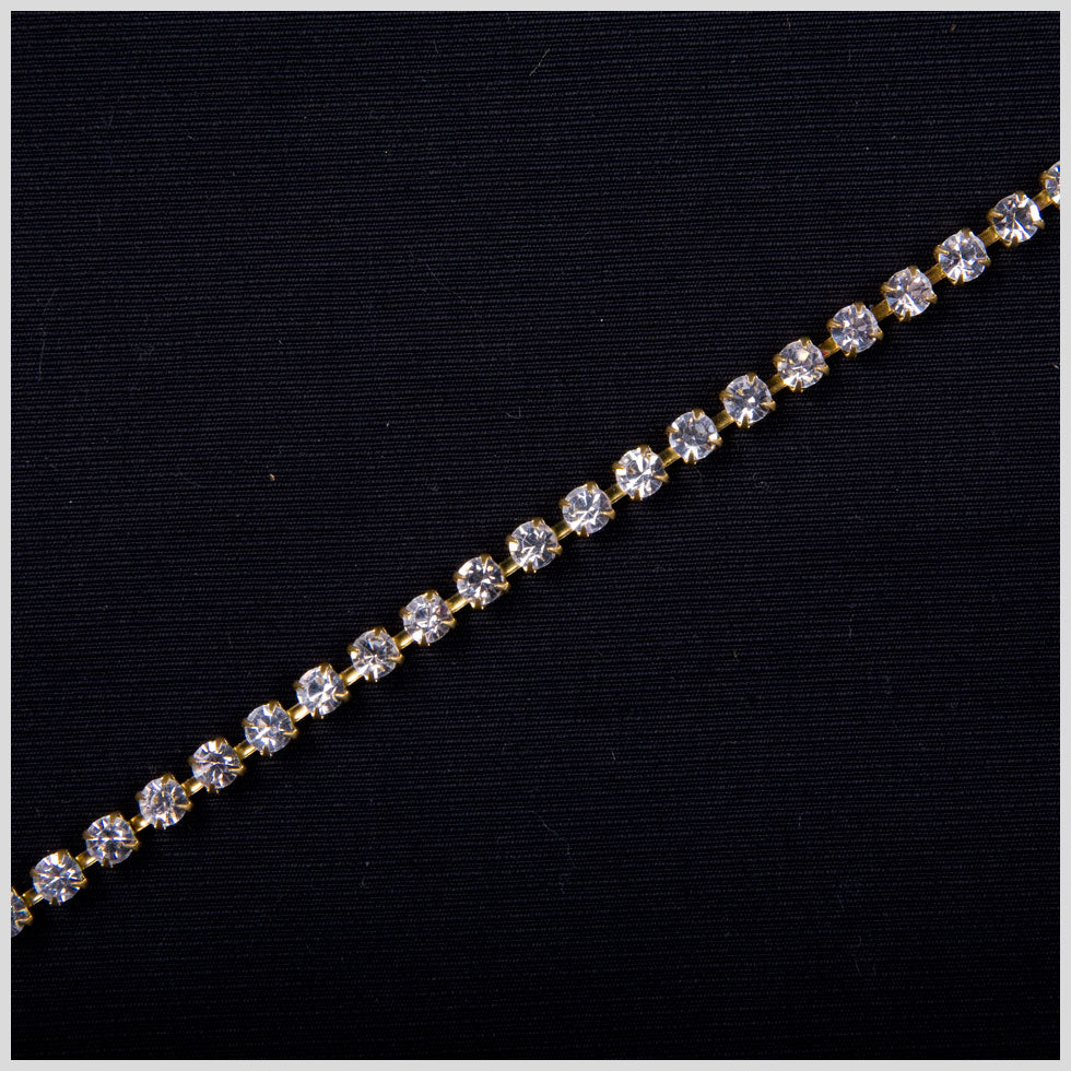 Crystal/Gold Metal & Czech Rhinestone - Joann Fabrics