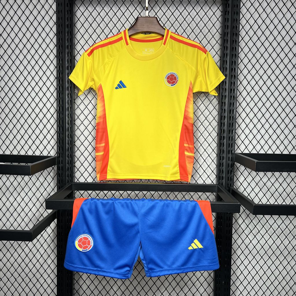 2024-2025 Colombia National Home Football Shirt 1:1 Thai Quality Kids Size
