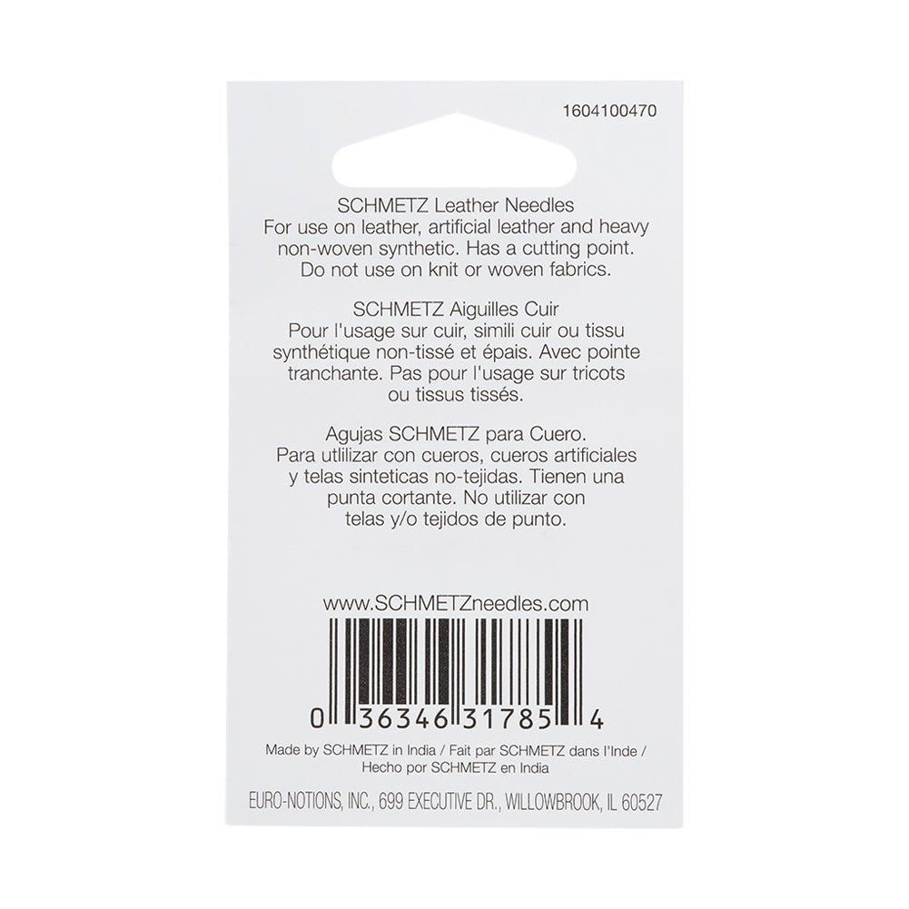 Schmetz Leather Machine Needles - 100/16 - 5 ct - Joann Fabrics