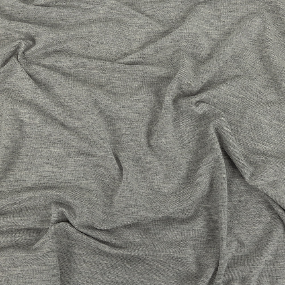 Heathered Drizzle Gray Rayon Jersey - Joann Fabrics