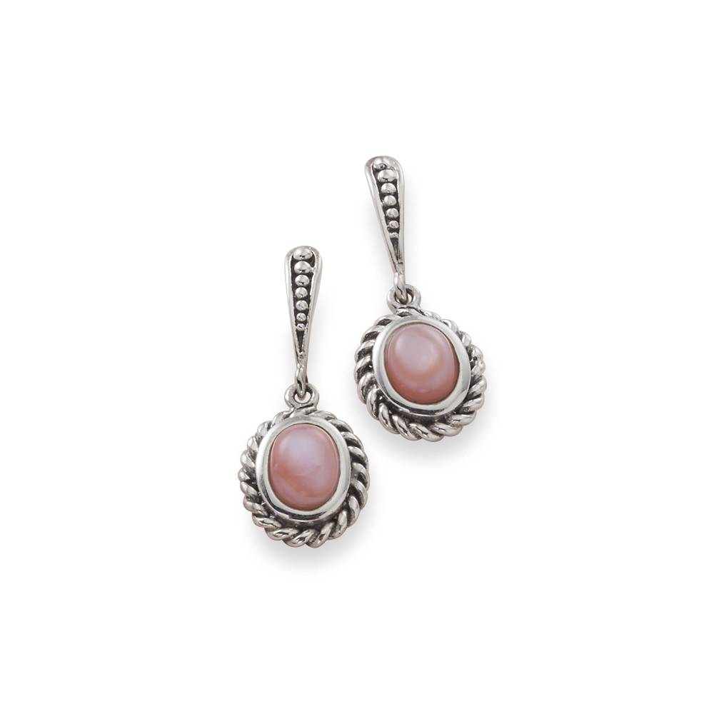 Pink Mother-of-Pearl Earrings - Northstyle Catalog