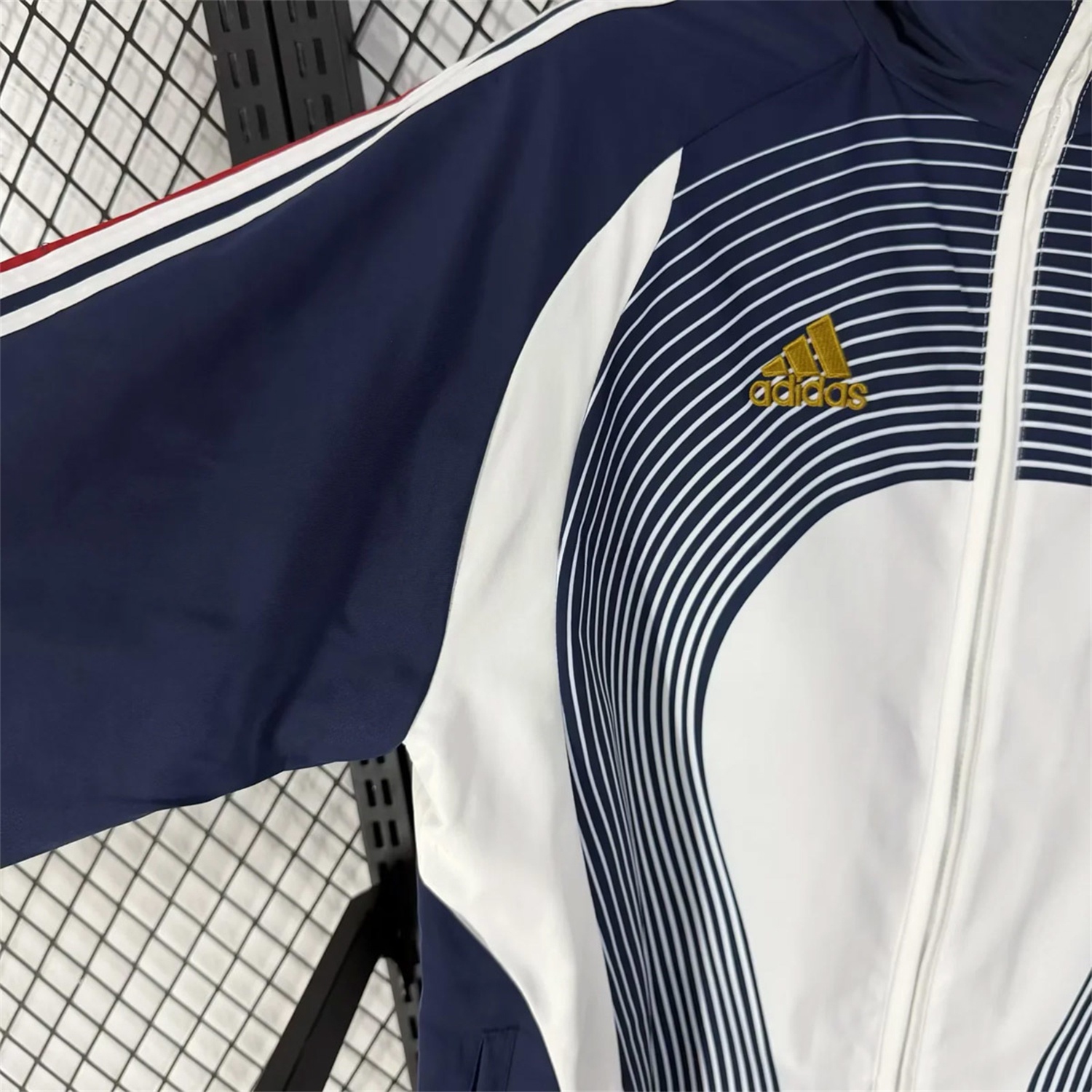 France 2026 Windbreaker Jacket - Black With White - UnitedFutballJersey