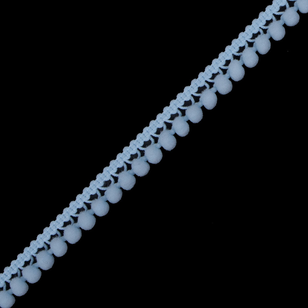 European Light Blue Single Row Mini Pom Pom Trim - Joann Fabrics