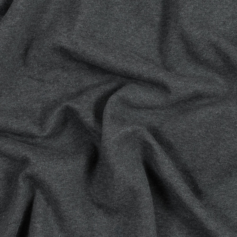 Cotton and Polyester Brushed Fleece - Charcoal - Joann Fabrics
