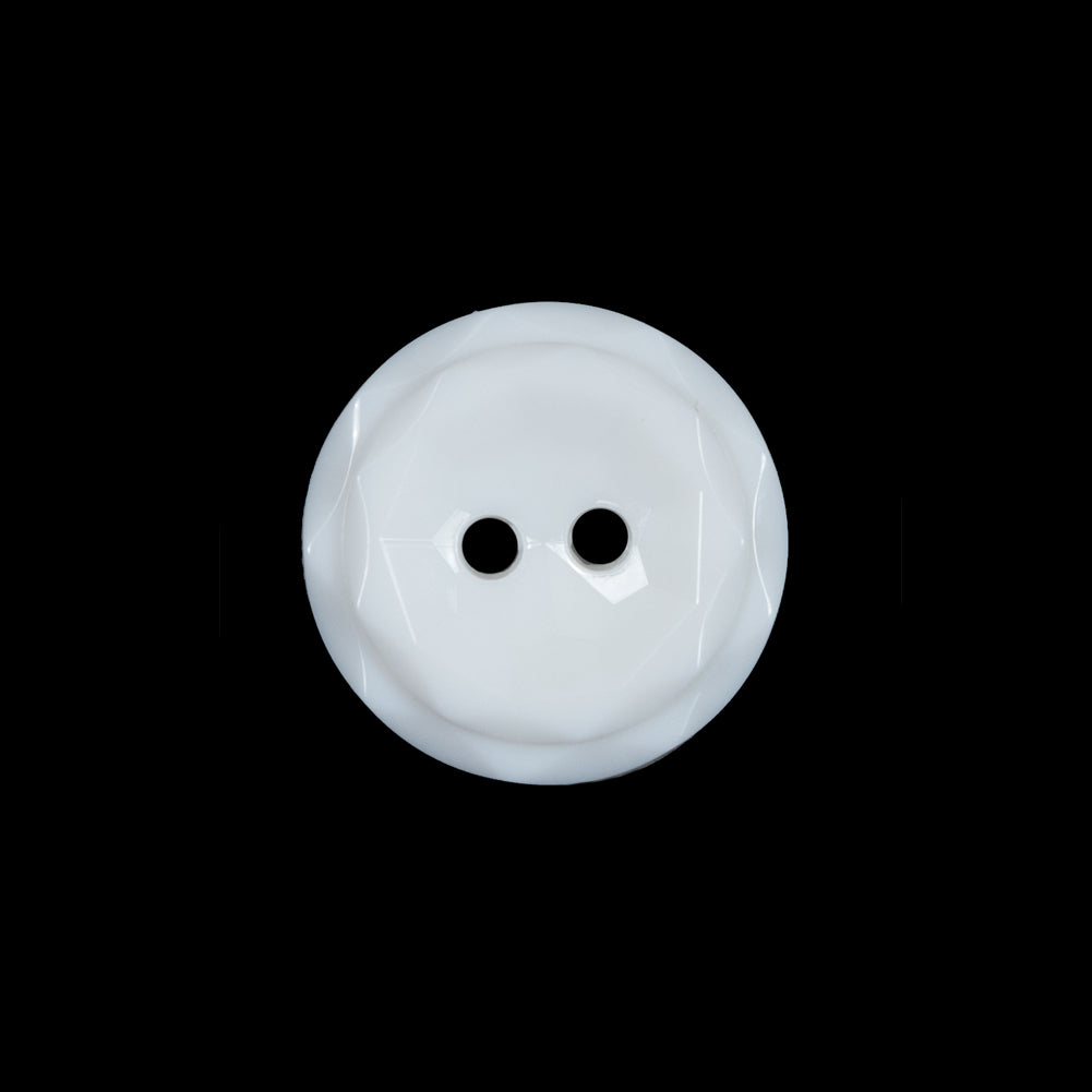 Italian White 2-Hole Plastic Button - 30L/19mm - Joann Fabrics