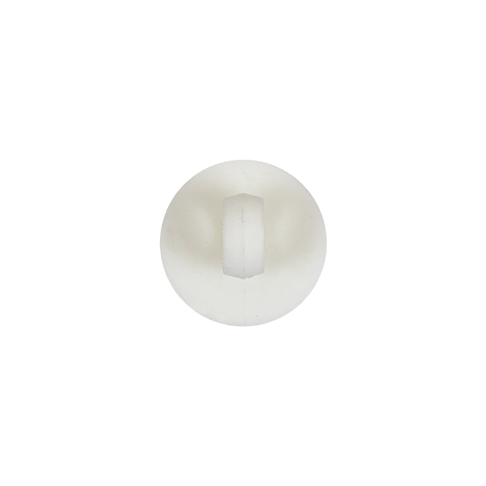 Matte Brilliant White Shank Back Plastic Button - 20L/12.5mm - Joann Fabrics