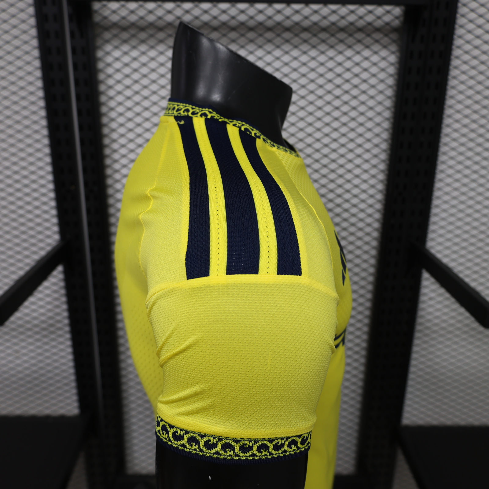 Al Nassr Riyadh Victory 26-27 Home Jersey With HUMAIN Sponsor - Player Version - UnitedFutballJersey