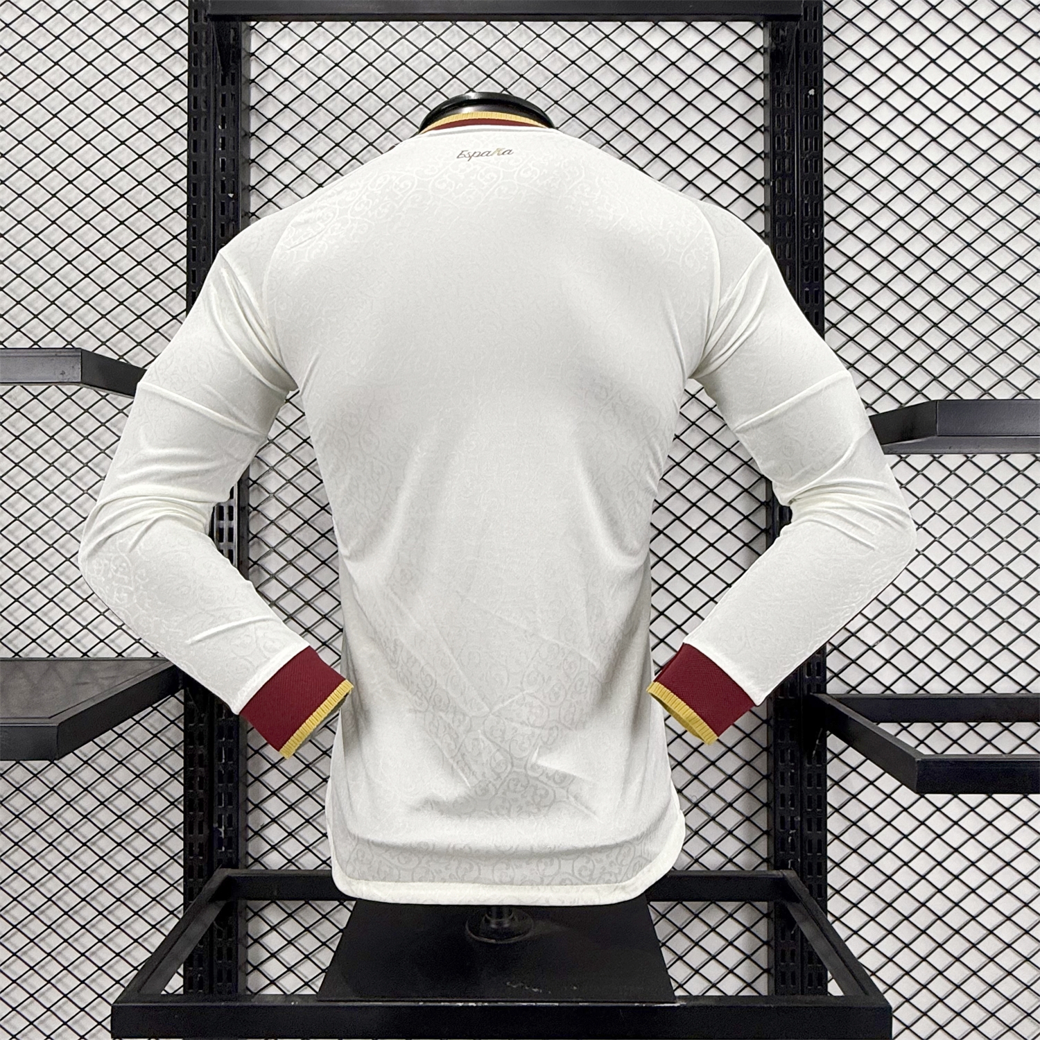 Spain 2026 Away Long Sleeves Jersey - Player Version - UnitedFutballJersey